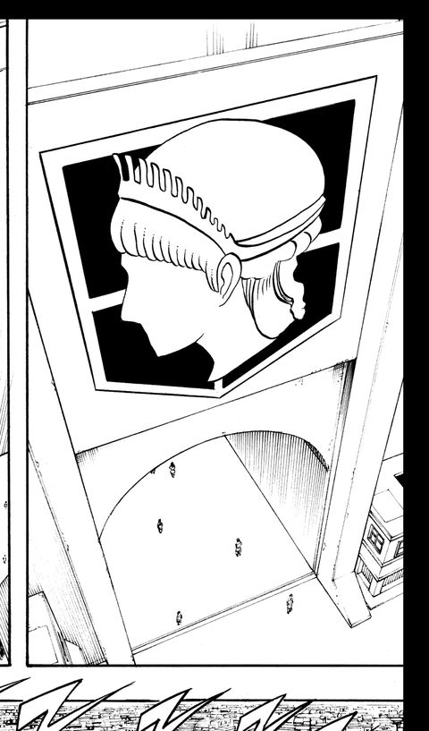 A single manga panel enlarged to fill the phone screen.